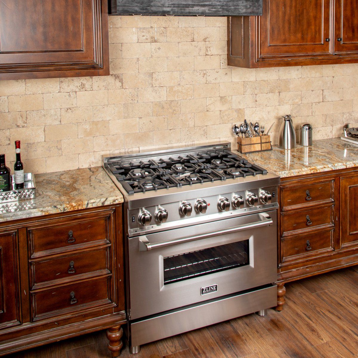 ZLINE 36 Stainless Steel Pro Style Gas Range Zirkelbach Clinton IA