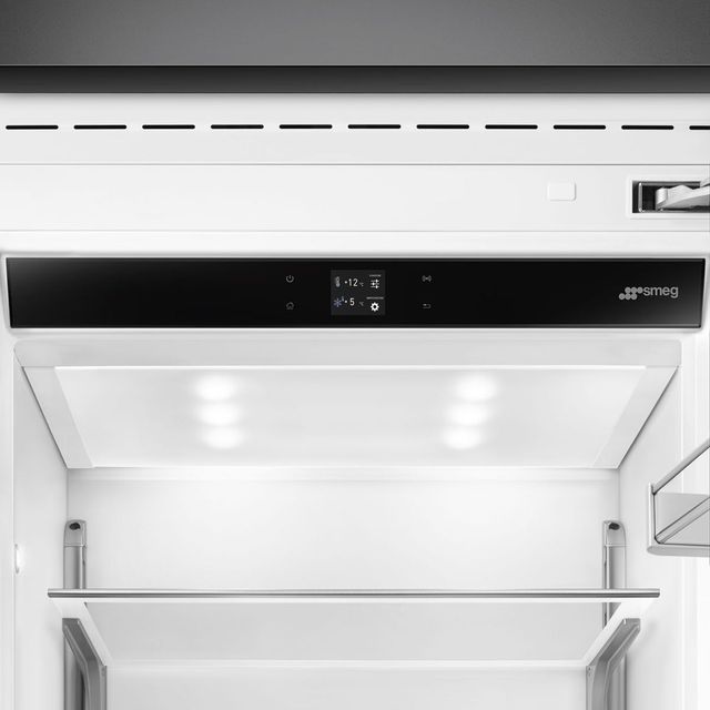 Smeg Universal 36" 19.6 Cu. Ft. Stainless Steel Built-In Bottom Freezer Refrigerator-3