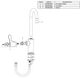 Elkay Chrome Single Hole 8.63" Deck Mount Faucet with Gooseneck Spout Lever Handle on Left Side-2