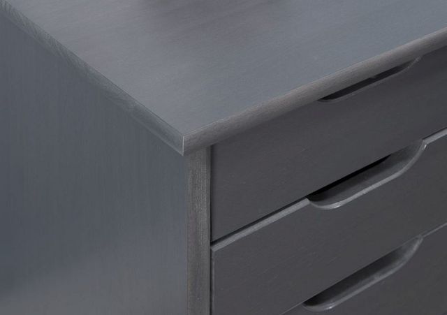 Linon Rudy Gray Rolling Storage Cart-3