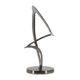 A & B Home Black Curving Loop Sculpture-4