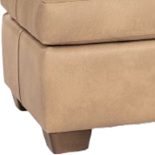 Smith Brothers Customizable 273 Leather Ottoman-1