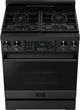 Thor Kitchen® Gordon Ramsay Series 30" Matte Black Pro Style Gas Range-1