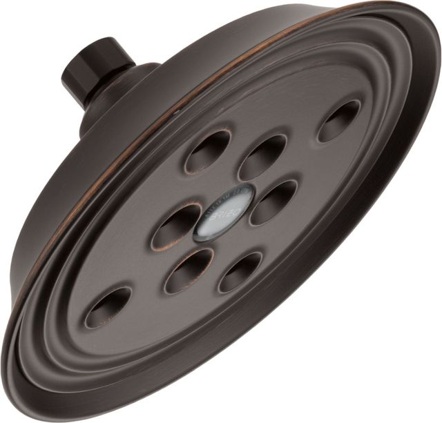 Brizo Essential™ Venetian Bronze® 7" Classic Round H2Okinetic® Single Function Wall Mount Showerhead-0