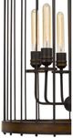 Cal® Lighting & Accessories Cantania Brown Pendant-1