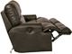 Catnapper® Wembley Steel Leather Lay Flat Reclining Sofa-5