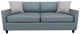 Best® Home Furnishings Customizable Bayment Leather Full Memory Foam Stationary Sofa Sleeper with Espresso Legs-1