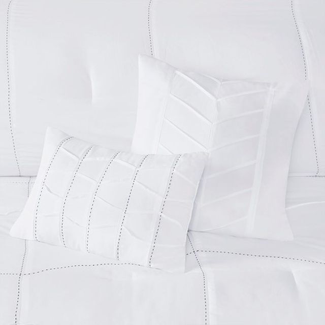 Olliix by 510 Design White King Codee 8 Piece Comforter Set-1