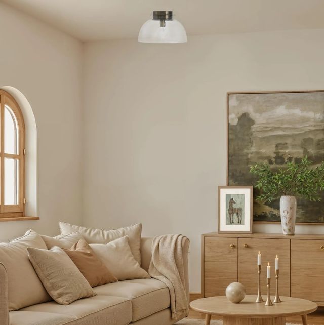 Renwil® Liliane Dark Antique Brushed Brass Flush Mount Light-1