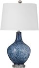 Bassett Mirror Blue and White Myst Table Lamp-0