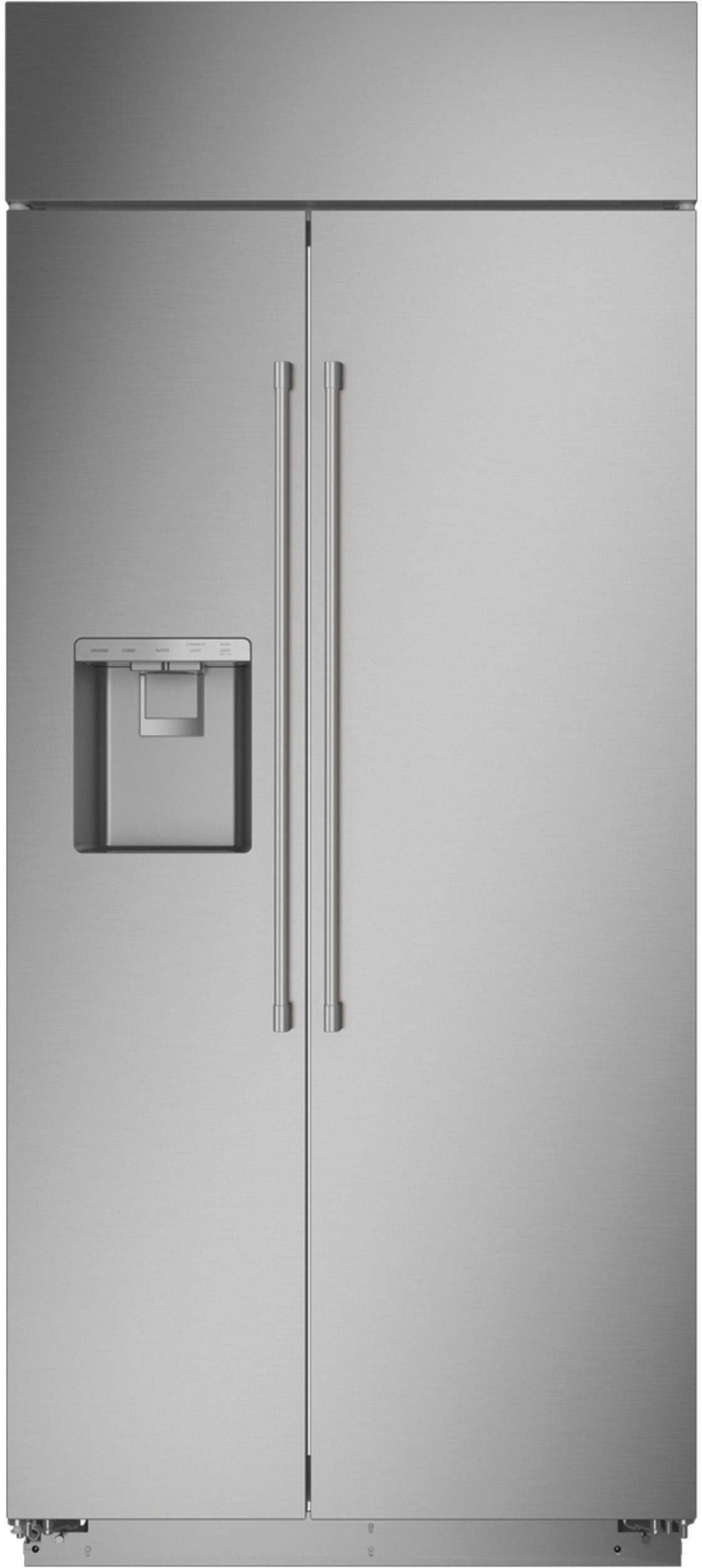 Monogram® 36 in. 20.2 Cu. Ft. Stainless Steel Built In Counter Depth Side-by-Side Refrigerator