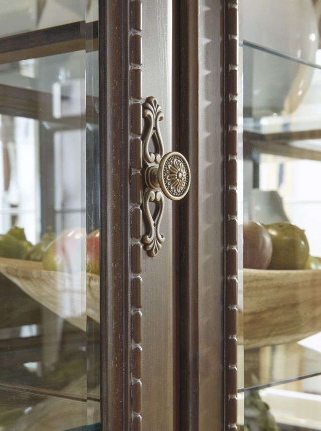 Signature Design by Ashley® Charmond Brown Dining Room Buffet and China-4