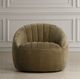Uttermost® Narrows Moss Green Swivel Chair-1