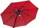Furniture of America® Xico Red Aluminum/Fabric Outdoor Patio Umbrella-1