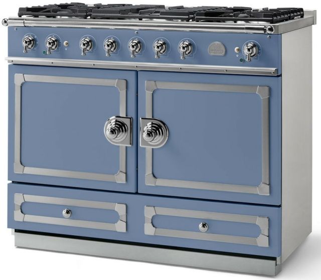 La Cornue CornuFe´ 110 43" Provence Blue Pro Style Dual Fuel Range-1
