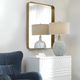 Uttermost® Crofton Antiqued Gold Leaf Large Mirror-2