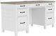 Riverside Furniture Finn Cloud/Fog Executive Desk-0