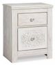 Signature Design by Ashley® Paxberry 2-Piece Whitewash Full Panel Youth Bed Set-2