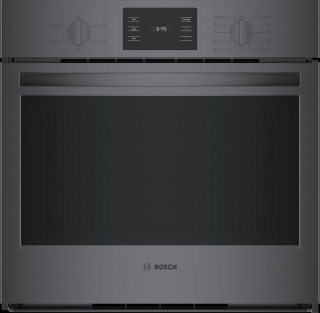 Bosch® 500 Series 30" Black Stainless Steel Single Electric Wall Oven