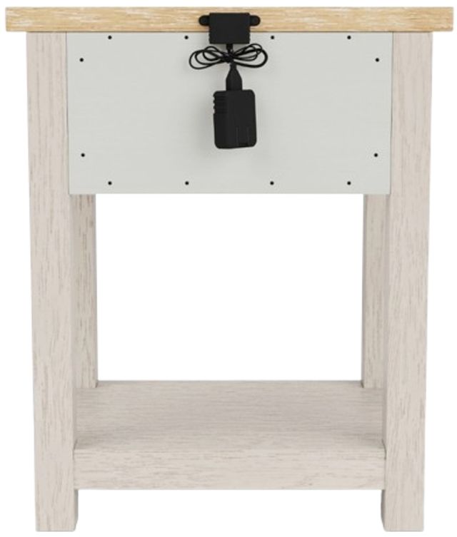 Riverside Furniture Glenndale Aged White/Wheat Nightstand-4