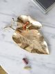 A & B Home Gold Leaf Platter-3