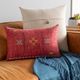 Surya Cactus Silk Bright Red 13"x20" Toss Pillow with Polyester Insert-4