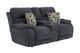 iAmerica Bonnie Galaxy Zero Gravity Layflat Power Reclining Console Loveseat with Heat and Massage-0