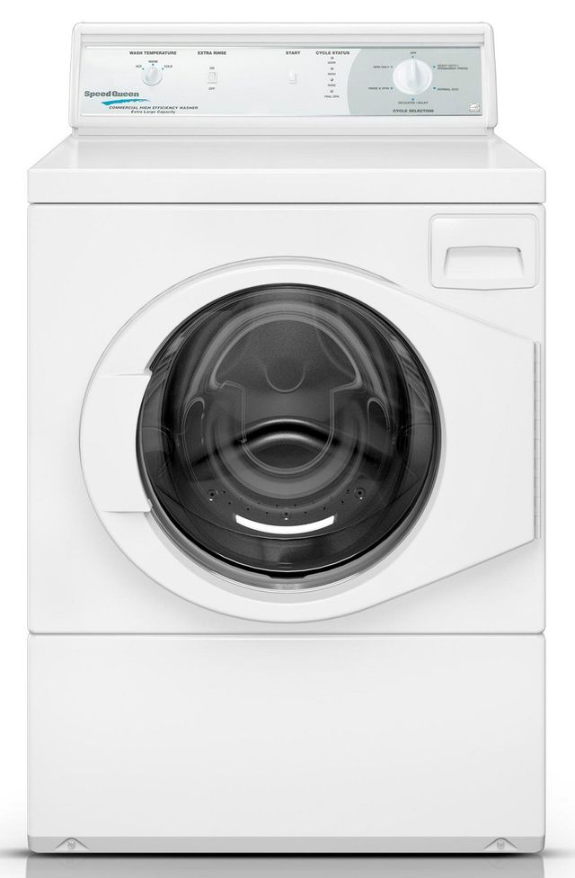 Speed Queen® Commercial 27" White Front Load Washer