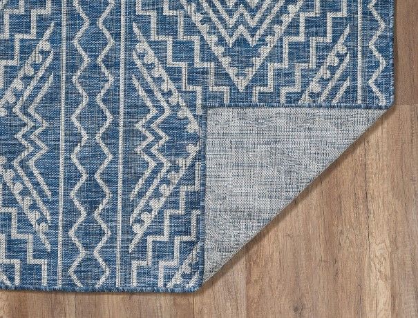 KAS Rugs Provo Blue Quinn 5'x8' Area Rug-3