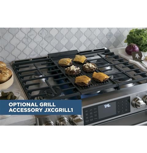 GE® Black Cast Iron Grill-1
