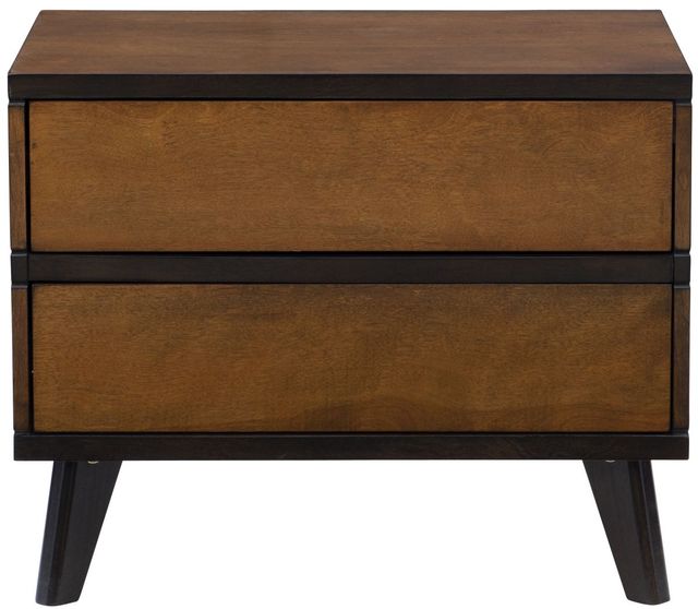 Linon Hudson II Walnut Nightstand-0