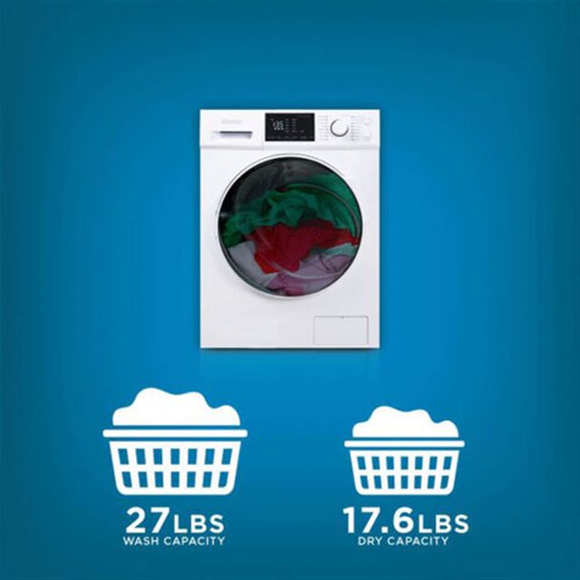 Danby® 2.7 Cu. Ft. White All-In-One Ventless Washer Dryer Combo-8