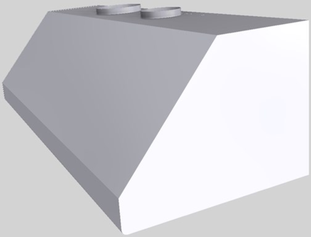 Vent-A-Hood® 60" White Wall Mounted Range Hood-1