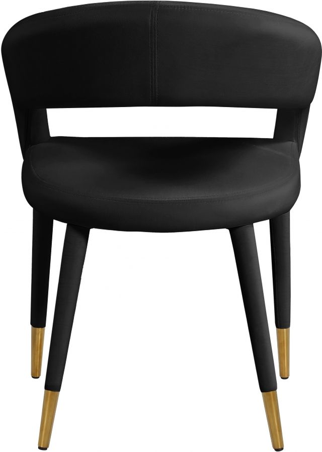 Meridian Furniture Destiny Black Velvet Dining Chair-2