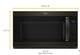 Four à micro-ondes à hotte intégrée de 30 po Whirlpool® de 2.1 pi³ - Acier inoxydable noir *M511-2