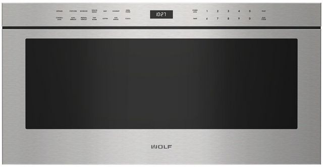 Wolf® 1.2 Cu. Ft. Stainless Steel Built In Microwave Drawer