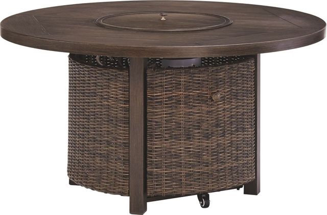 Signature Design by Ashley® Paradise Trail 4-Piece Medium Brown Outdoor Seating Set-1