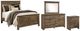 Signature Design by Ashley® Trinell 4-Piece Brown Queen Panel Bed Set-0