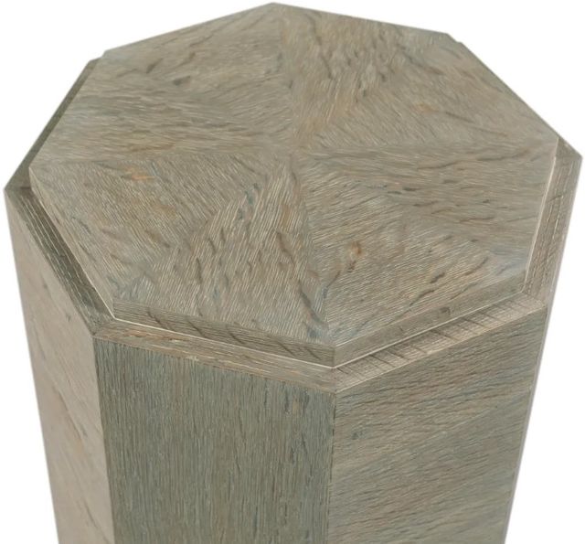 Hammary® Creston Clinton Natural Gray Octagonal Chairside Table-4