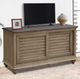 Cottage Creek Furniture Brockton Dark Wheat/White 56" Console -1