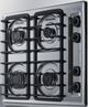 Summit® 24" Chrome Gas Cooktop-1