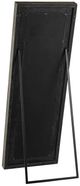 A & B Home Silver Leaf Beaded Leaner Mirror-2