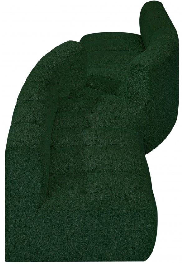 Meridian Furniture Arc 4-Piece Green Sectional-2