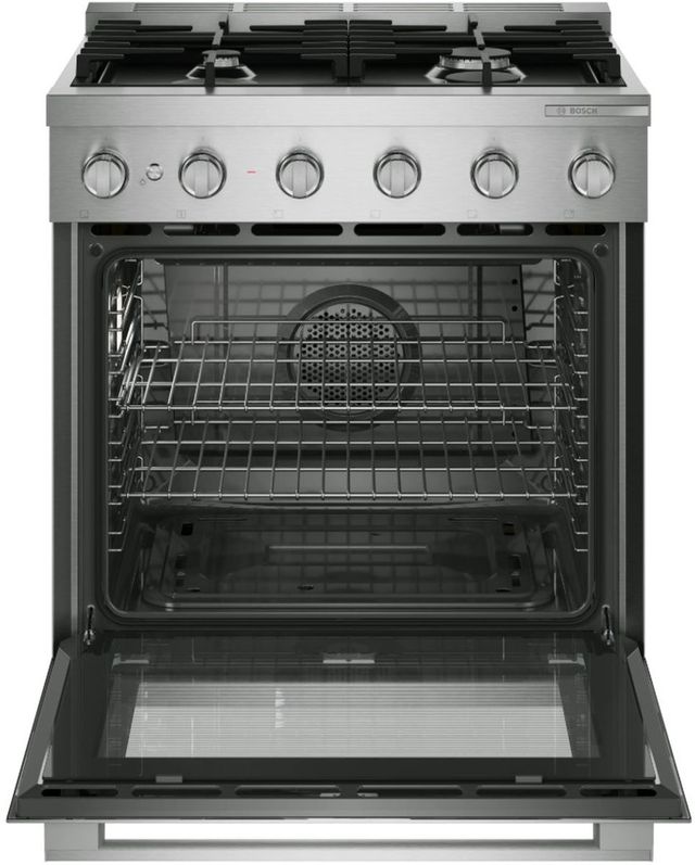 Bosch® 500 Series 30” Stainless Steel Pro Style Gas Range-1