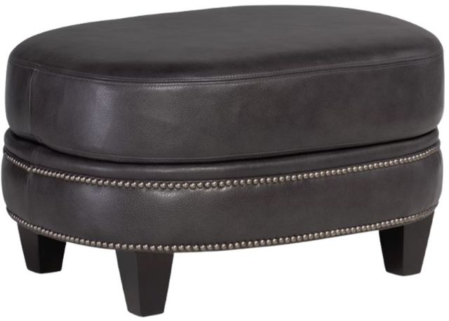 Bradington-Young Richardson Charcoal Ottoman-0