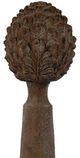 A & B Home Brown Artichoke Finial-1