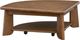 Magnussen Home® Tanner Tawny Brown Pie Shaped Lift Top Cocktail Table with Casters-4