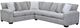 American Wholesale Furniture Milky Way 2-Piece Oyster L-Shape Sectional-0