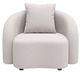 Zuo® Modern Sunny Isles Beige Fabric Outdoor Accent Chair-1