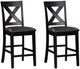 Liberty Furniture Thornton II 2-Piece Black X Back Counter Chair-0